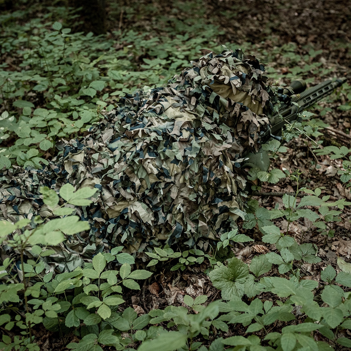 Камуфляжний костюм Helikon Leaf Ghilie Set - US Woodland