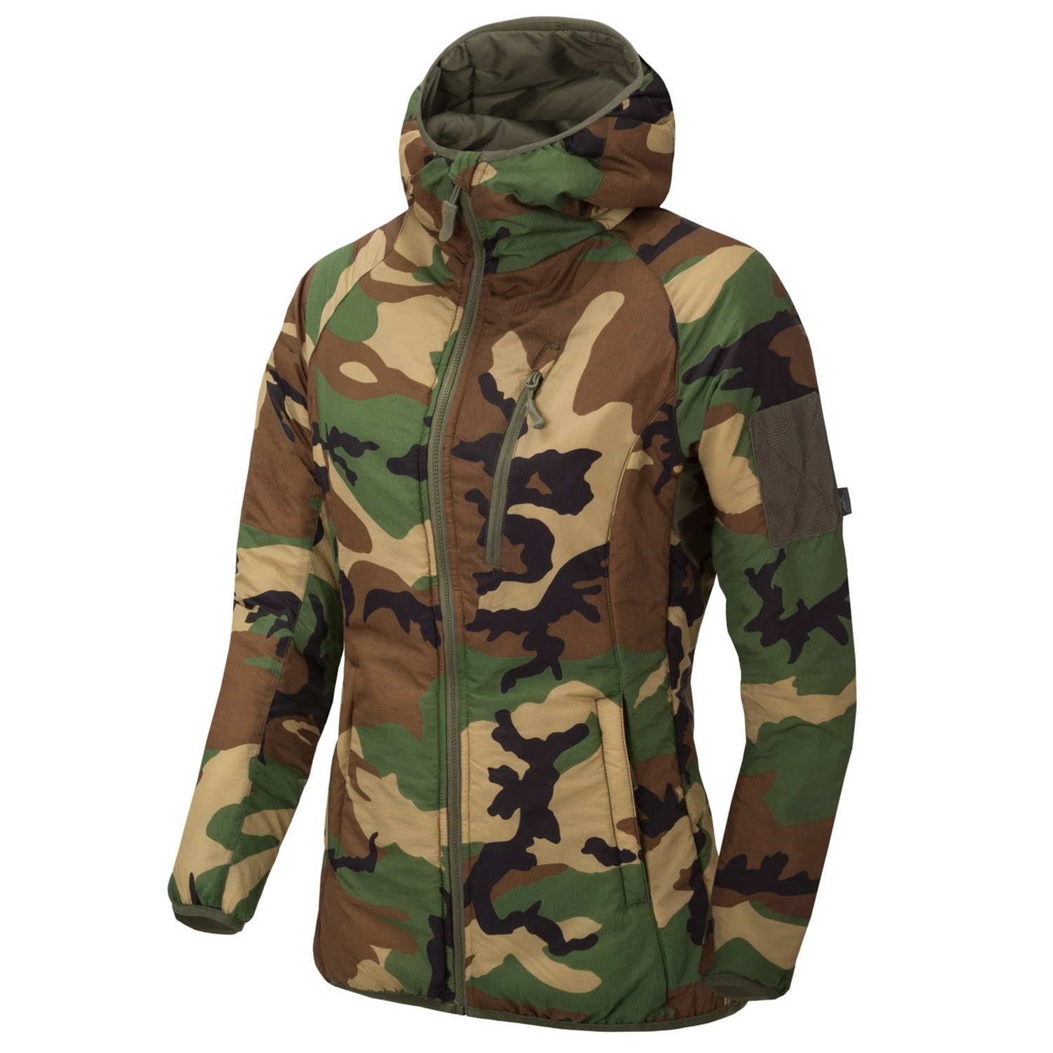 Жіноча куртка Helikon Wolfhound Hoodie - US Woodland