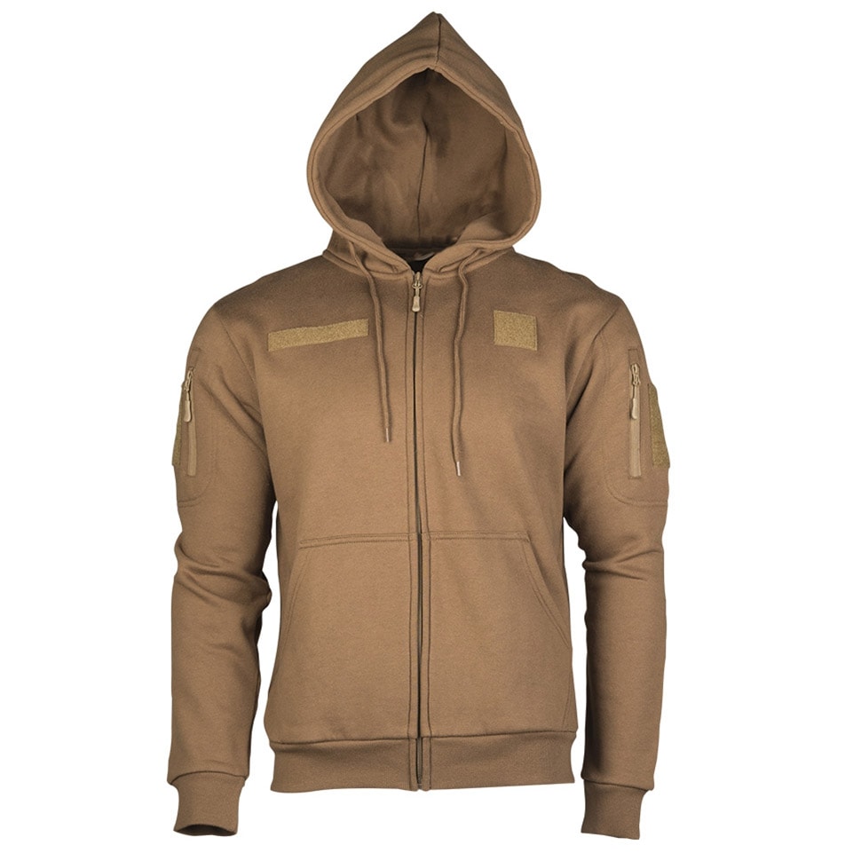 Кофта Mil-Tec Tactical Hoodie Zipper - Coyote