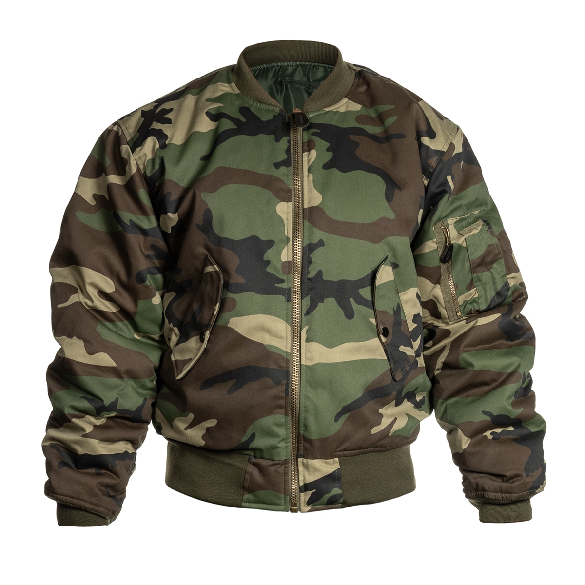Куртка Mil-Tec MA-1 Flyers - Woodland Jacket