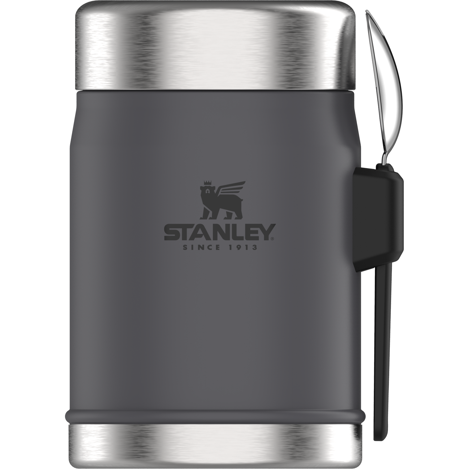 Термос для їжі Stanley Legendary 400 мл зі столовим прибором - Charcoal