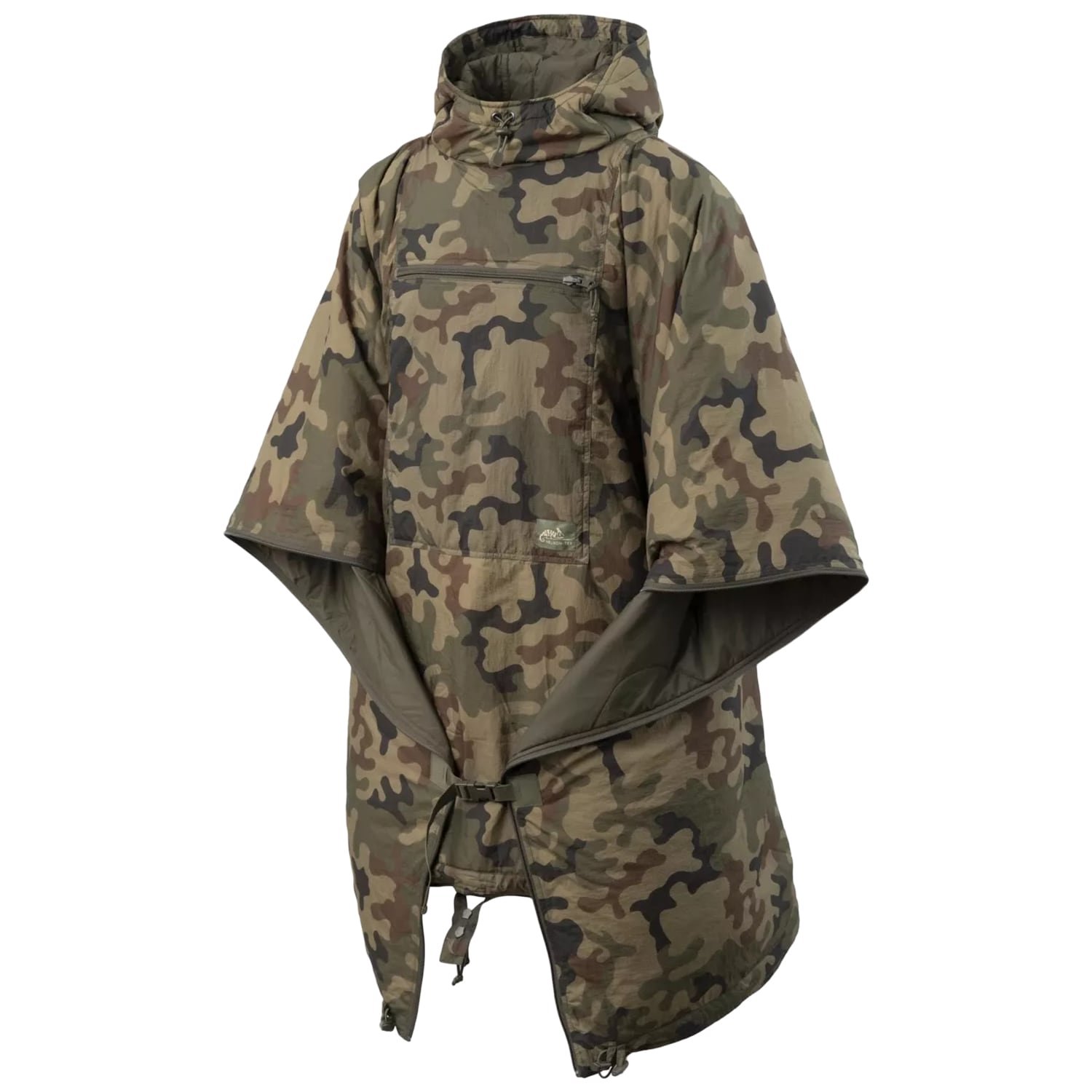 Пончо Helikon Swagman Roll Climashield Apex з функцією спального мішка - PL Woodland