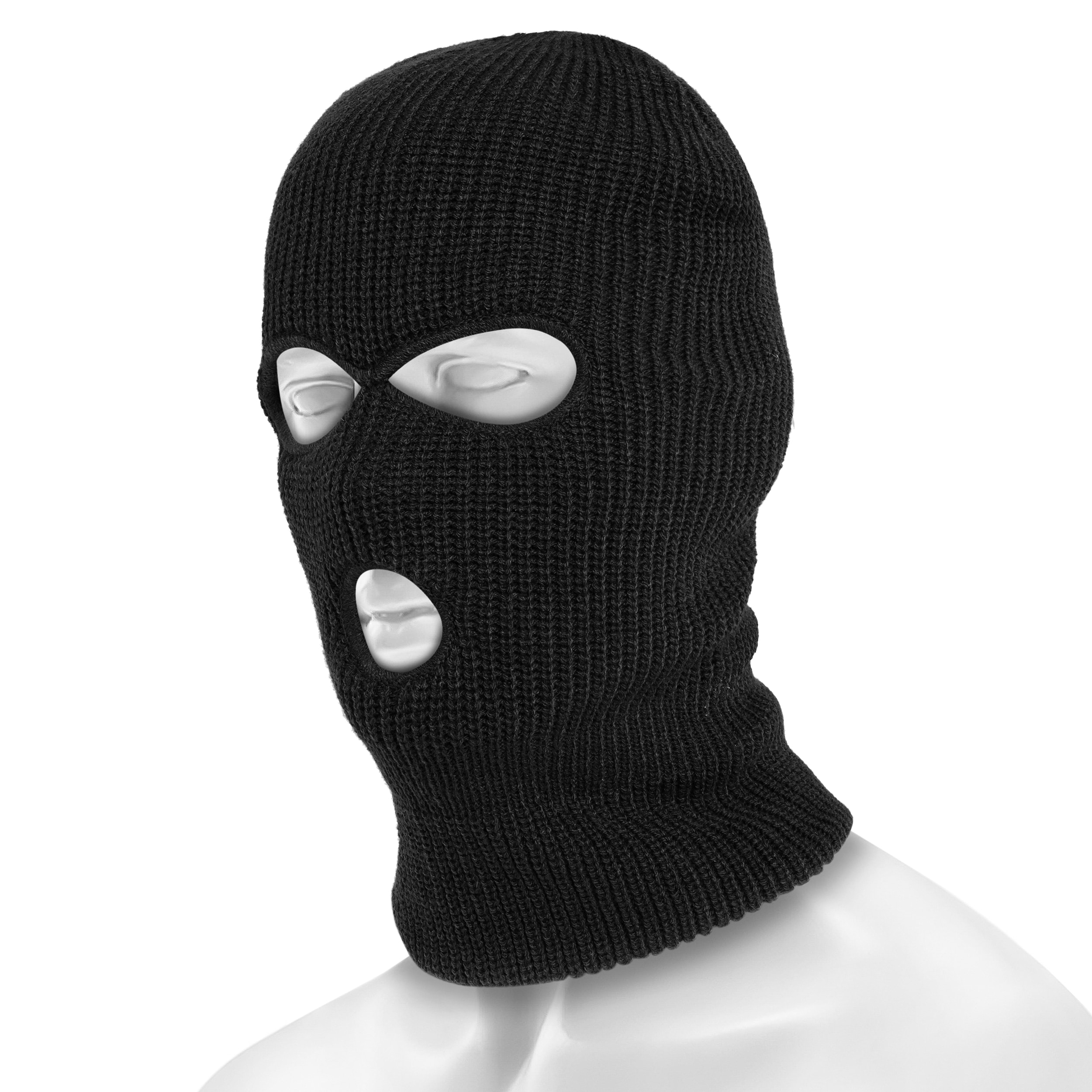 Балаклава Mil-Tec Thinsulate з 3 отворами - Black
