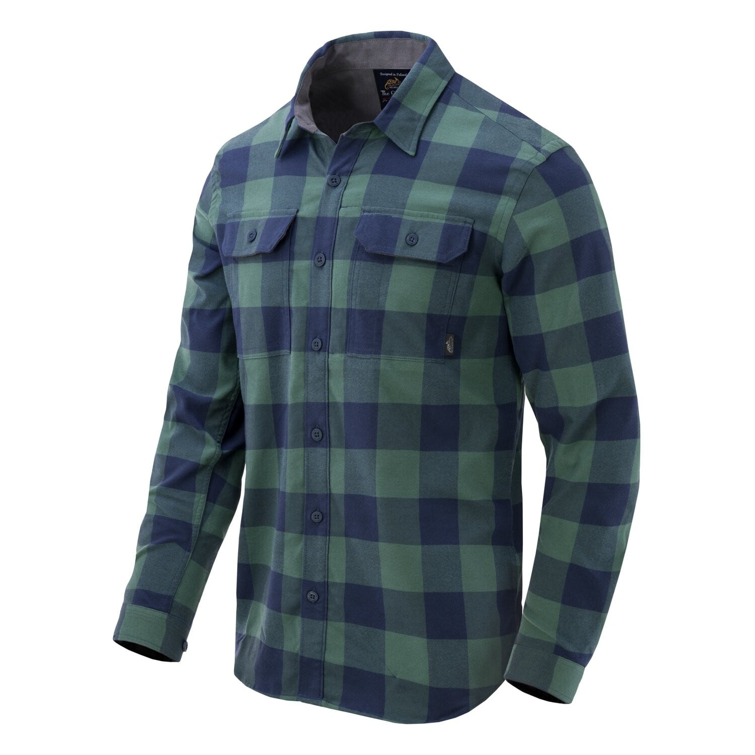 Сорочка Helikon GreyMan - Moss Green Checkered
