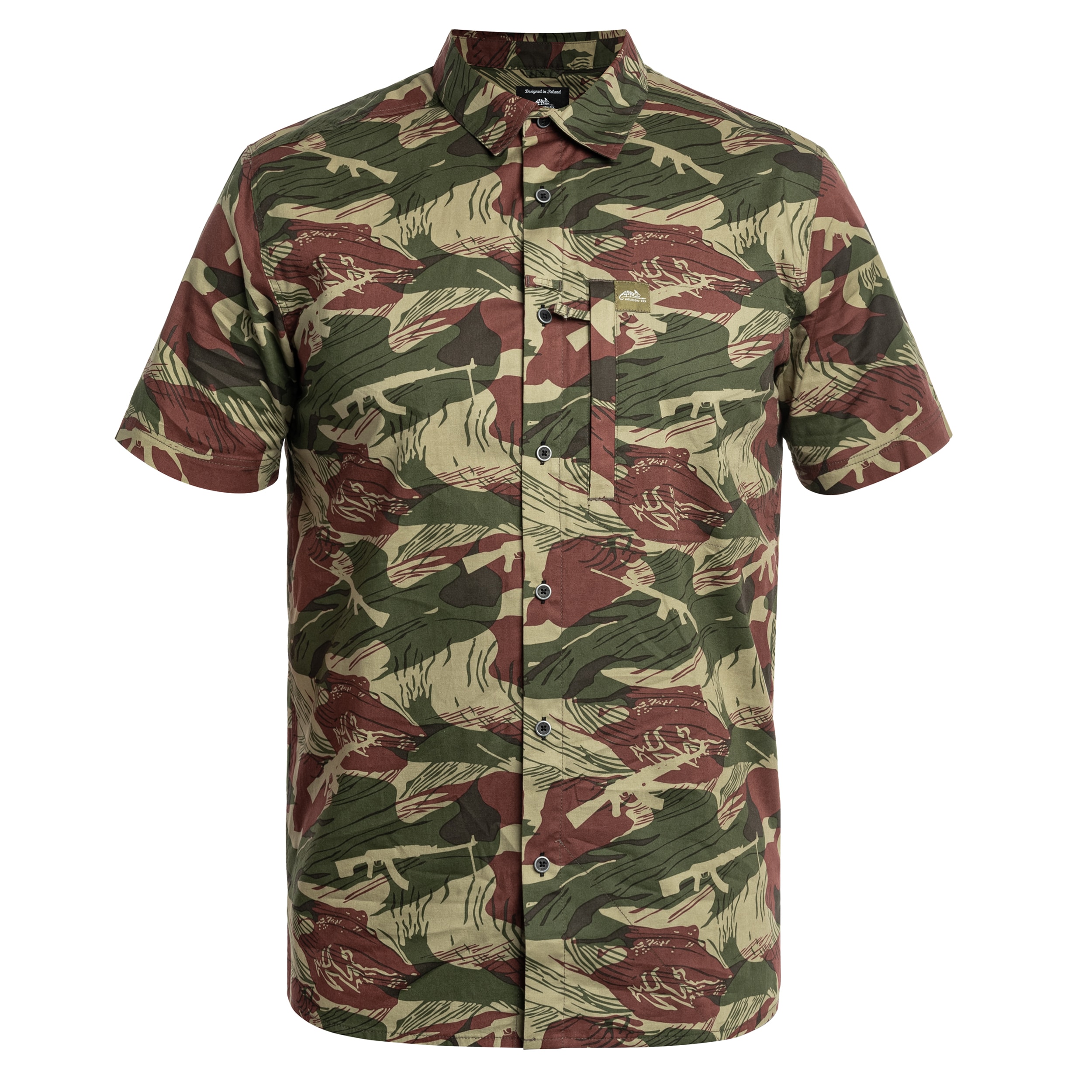 Сорочка Helikon Tactical Hawaiian Short Sleeve - Brushstroke Camo