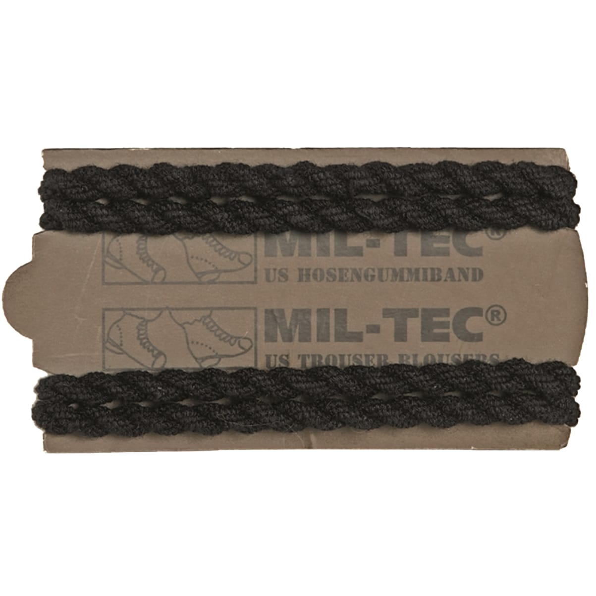 Еластичні стрічки для ніг Mil-Tec 4 шт - Black