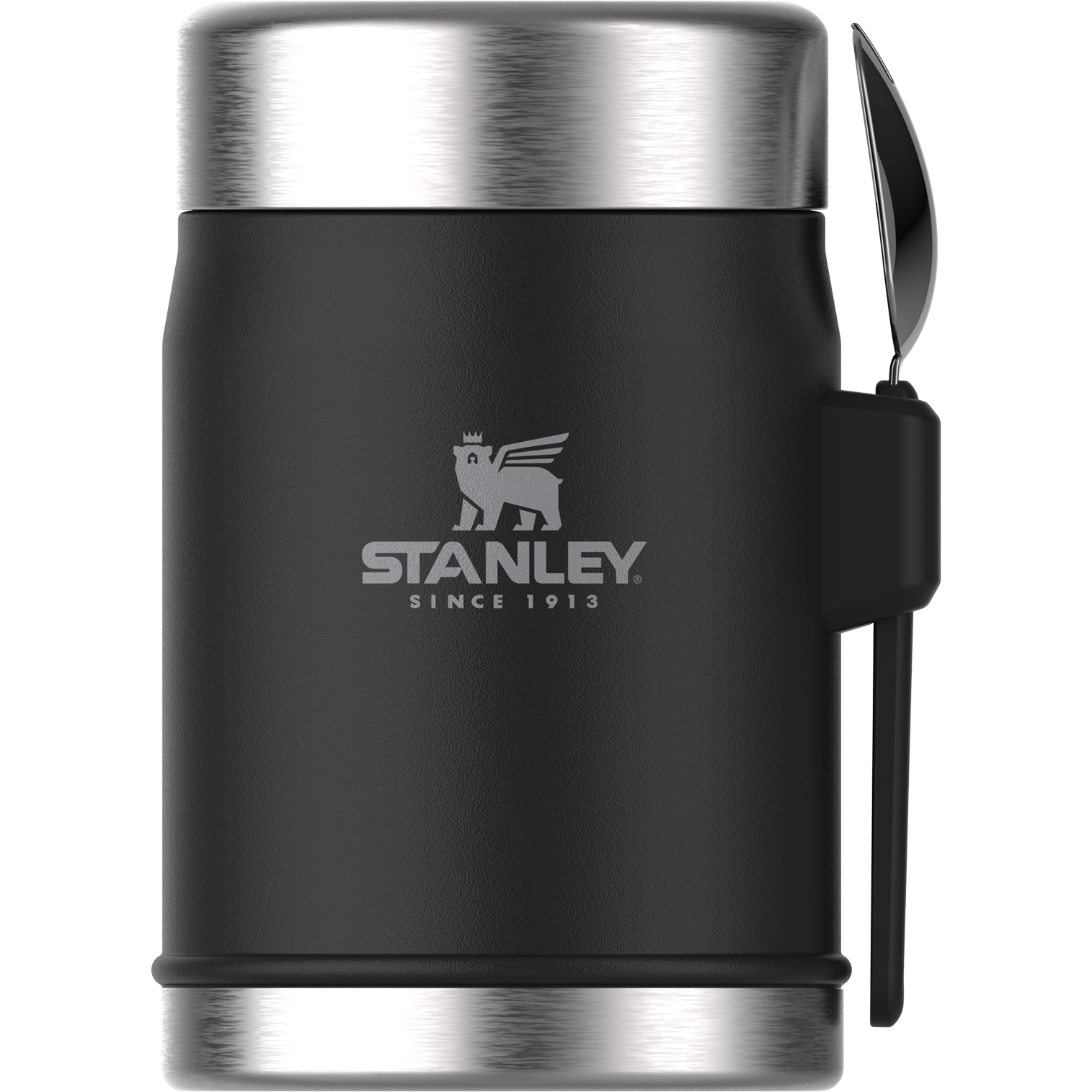 Термос для їжі Stanley Legendary 400 мл зі столовим прибором - Matte Black Pebble