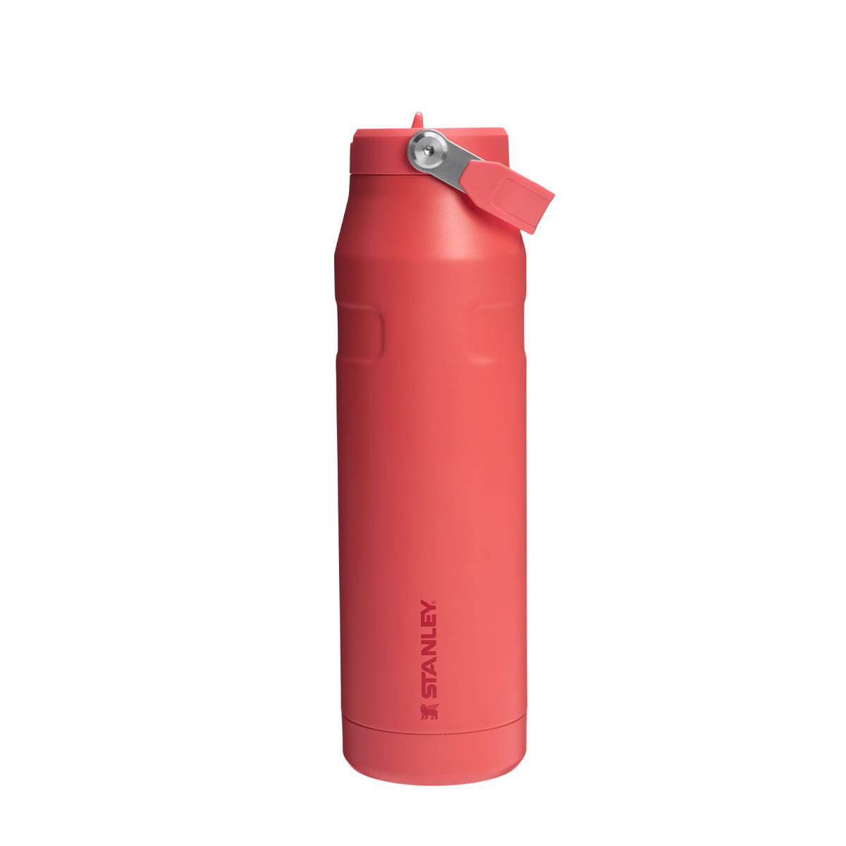 Пляшка для води Stanley IceFlow Flip Straw 1.06 л - Hot Coral