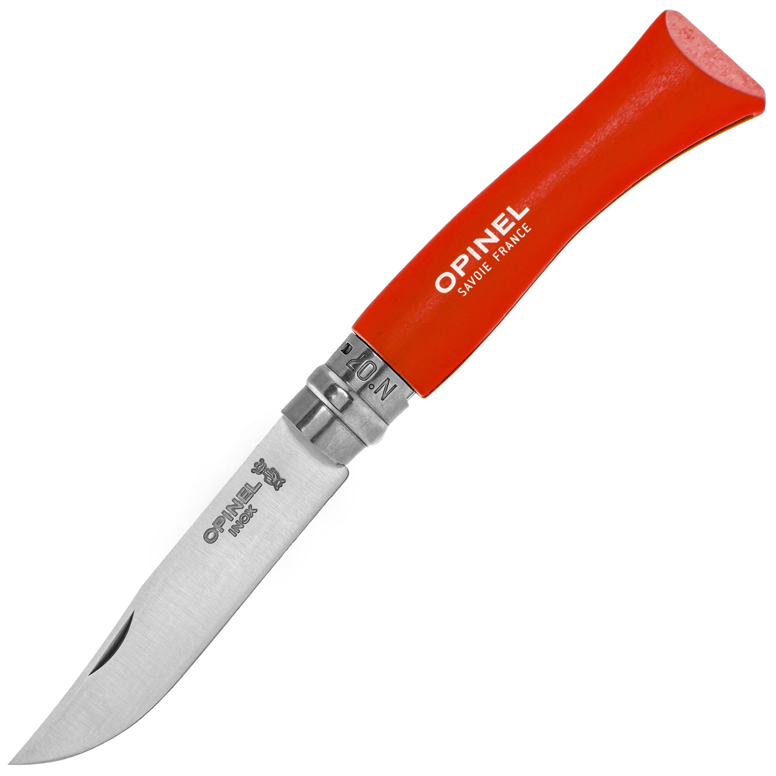 Ніж Opinel Colorama №07 Помаранчевий у блістері