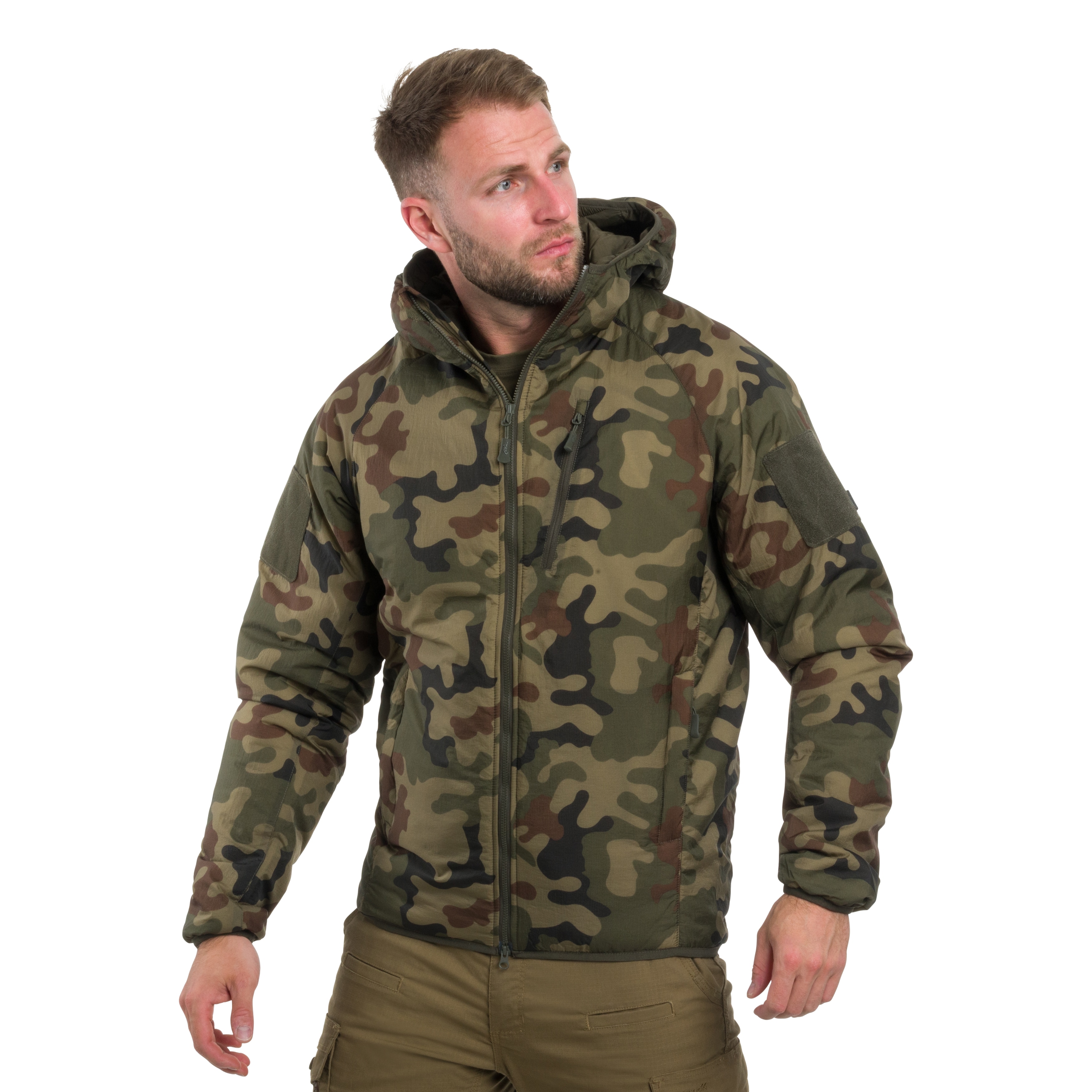Куртка Helikon Wolfhound Hoodie - PL Woodland