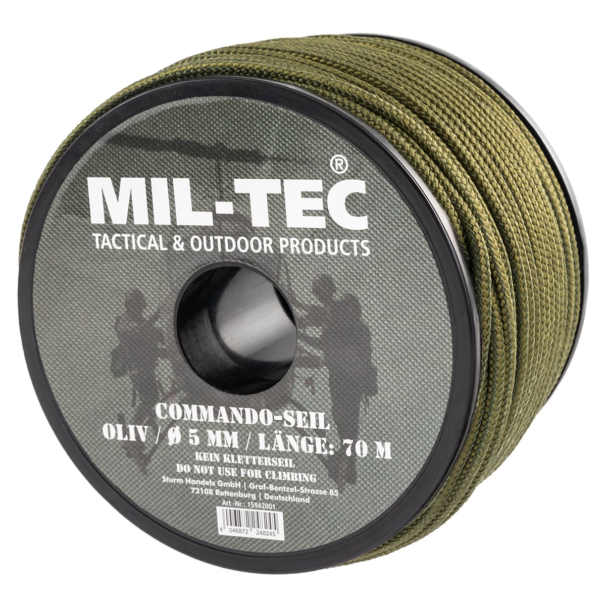 Трос Mil-Tec Commando 70 м х 5 мм - Olive