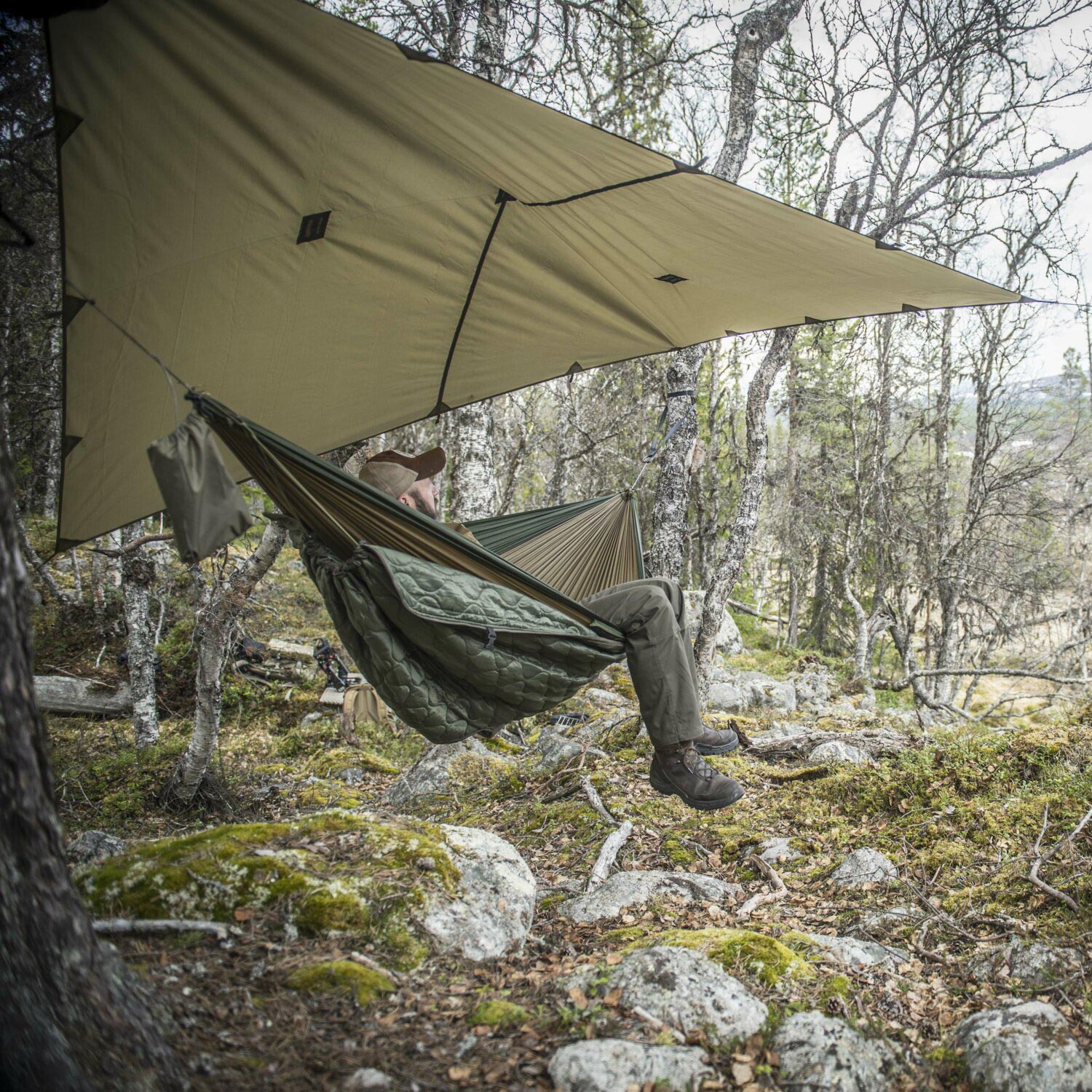 Брезент Helikon Supertarp Small бівуачний малий - Olive Green
