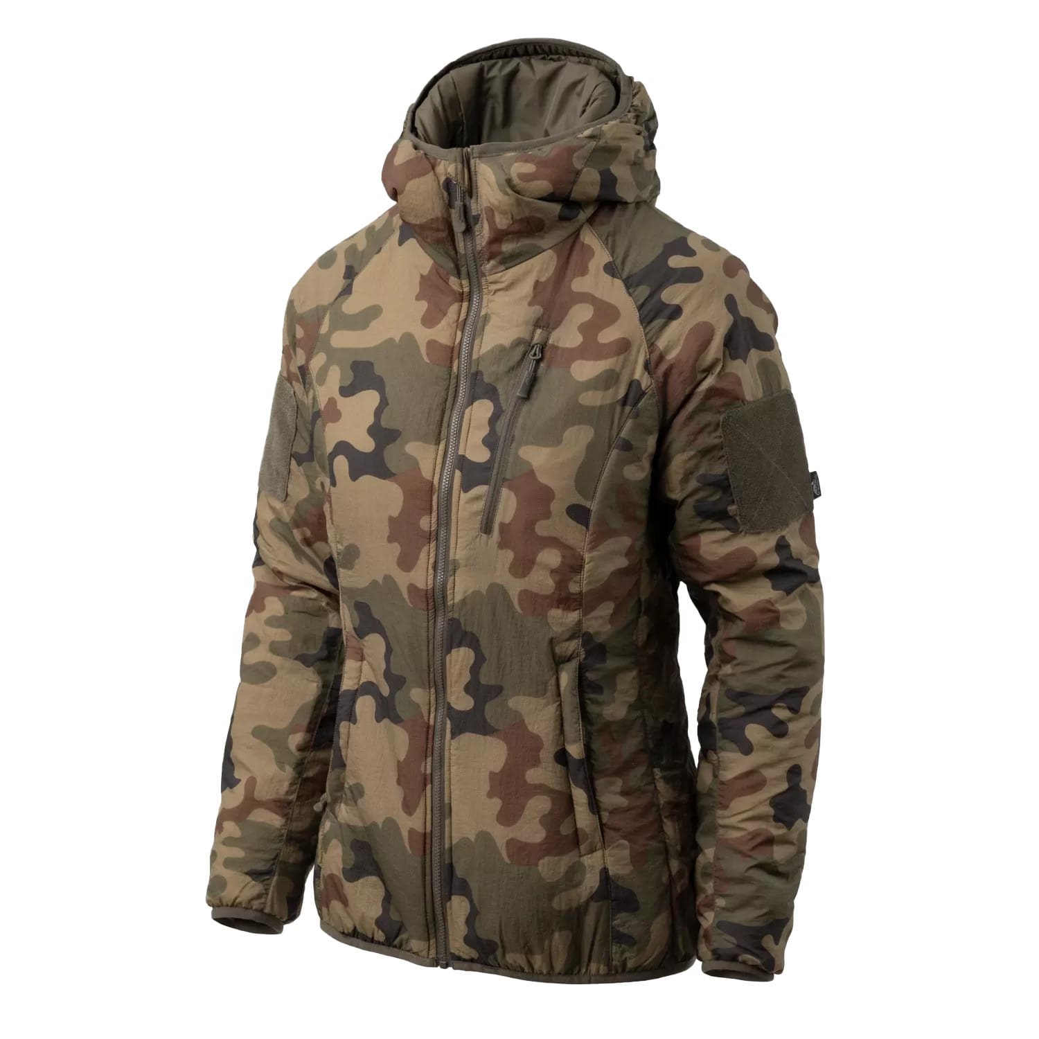 Жіноча куртка Helikon Wolfhound Hoodie - PL Woodland
