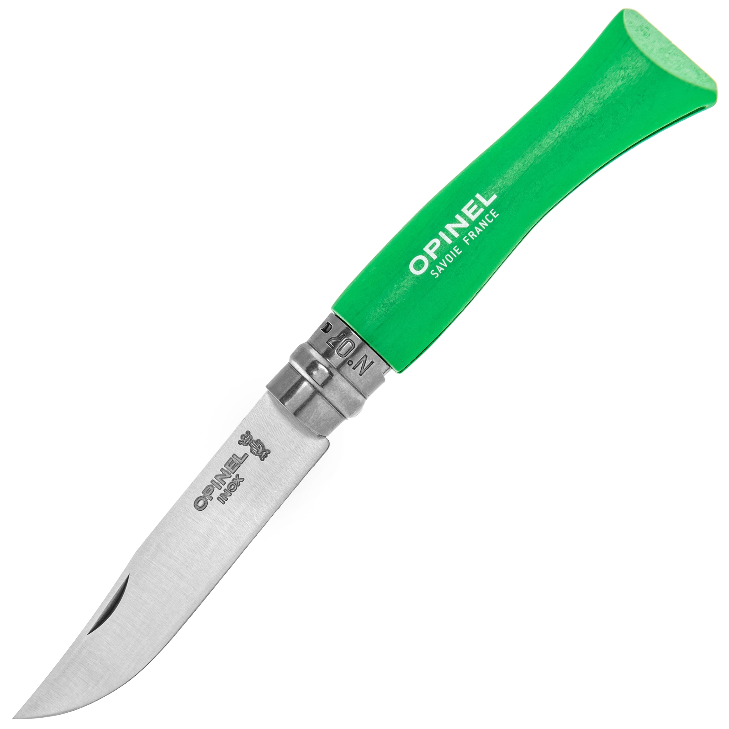 Ніж Opinel Colorama №07 Зелений у блістері