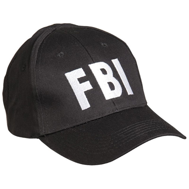 Бейсболка Mil-Tec Baseball Cap "FBI" - Black