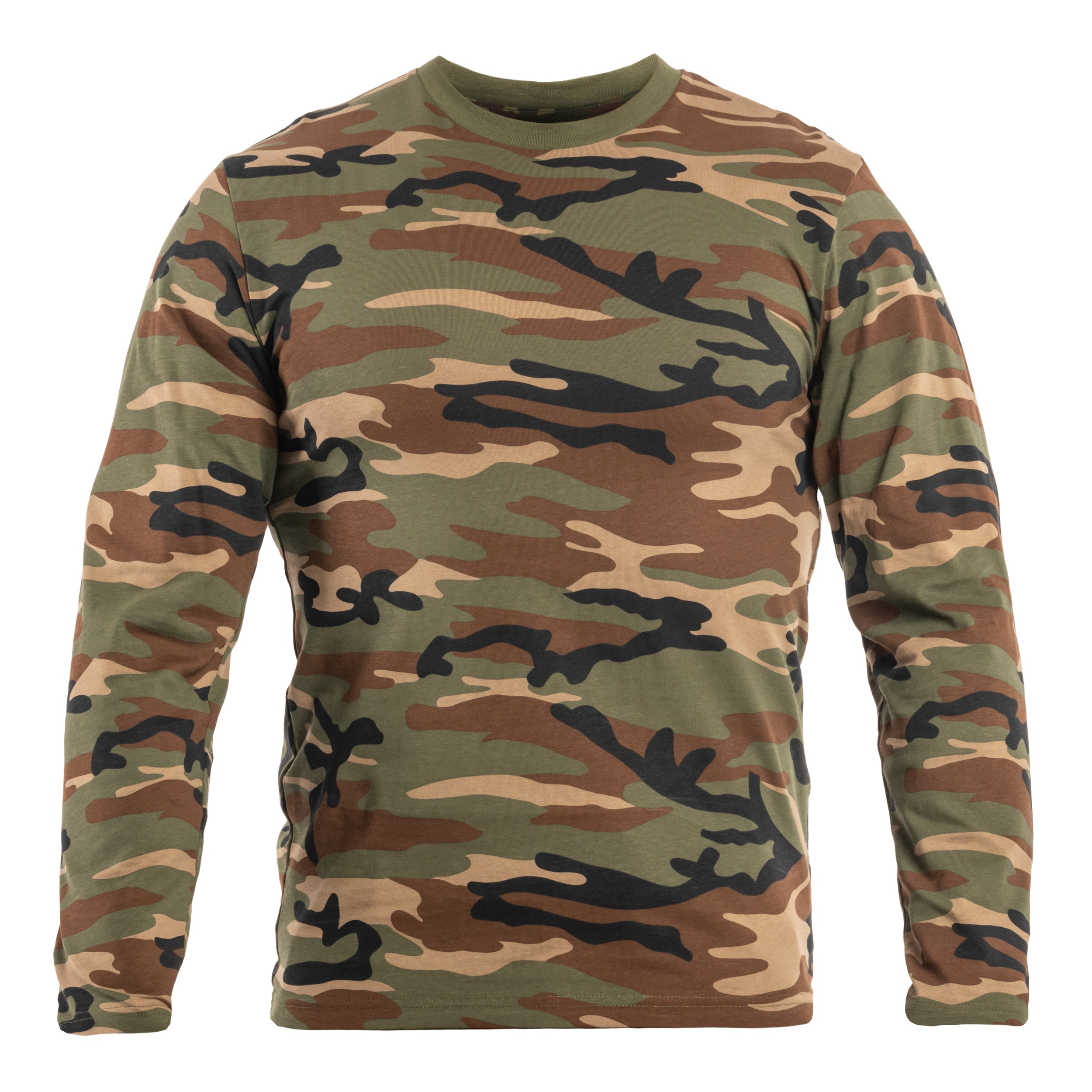 Футболка Mil-Tec "Longsleeve" - Woodland