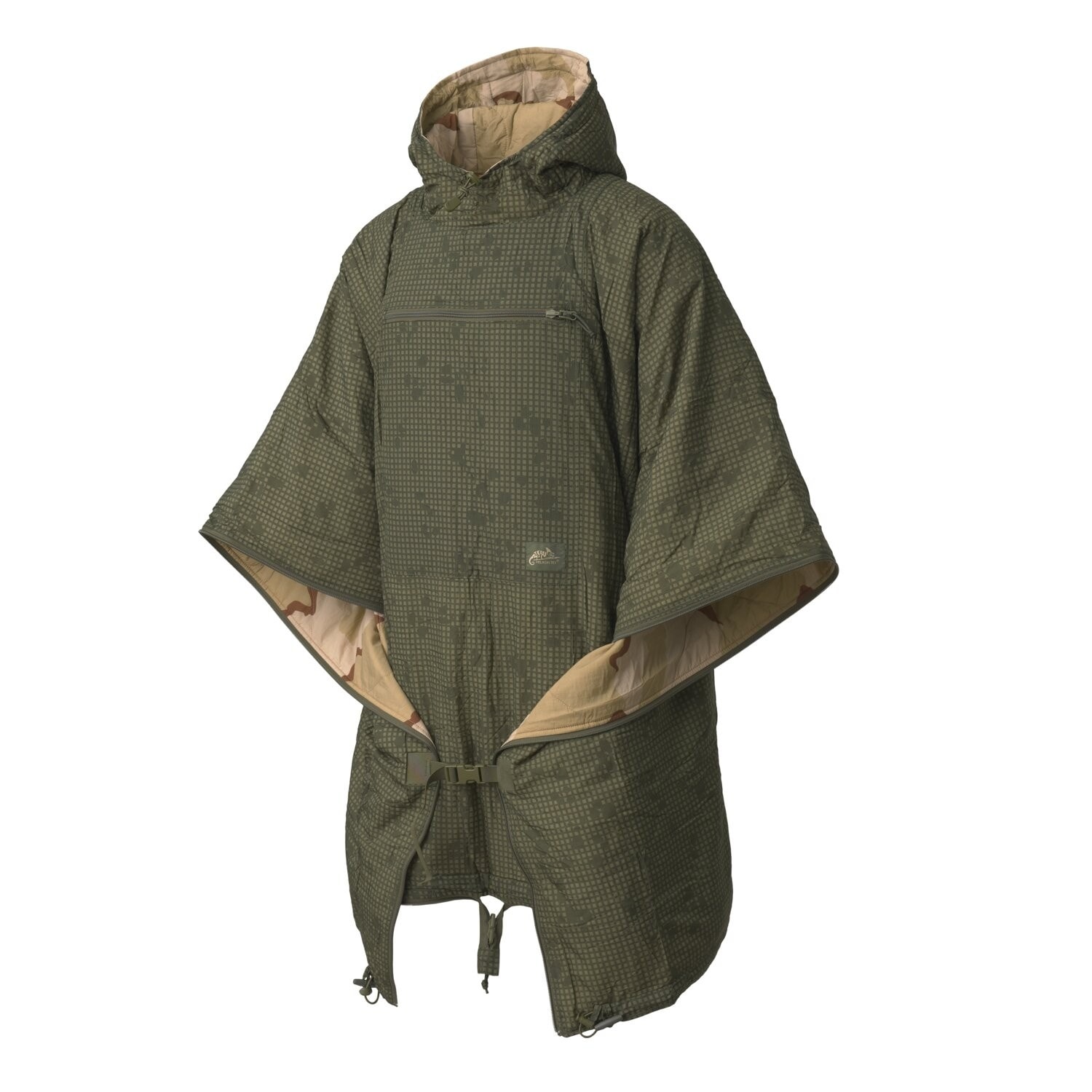 Двостороннє пончо Helikon Swagman Roll з функцією спального мішка - Desert Night Camo/US Desert