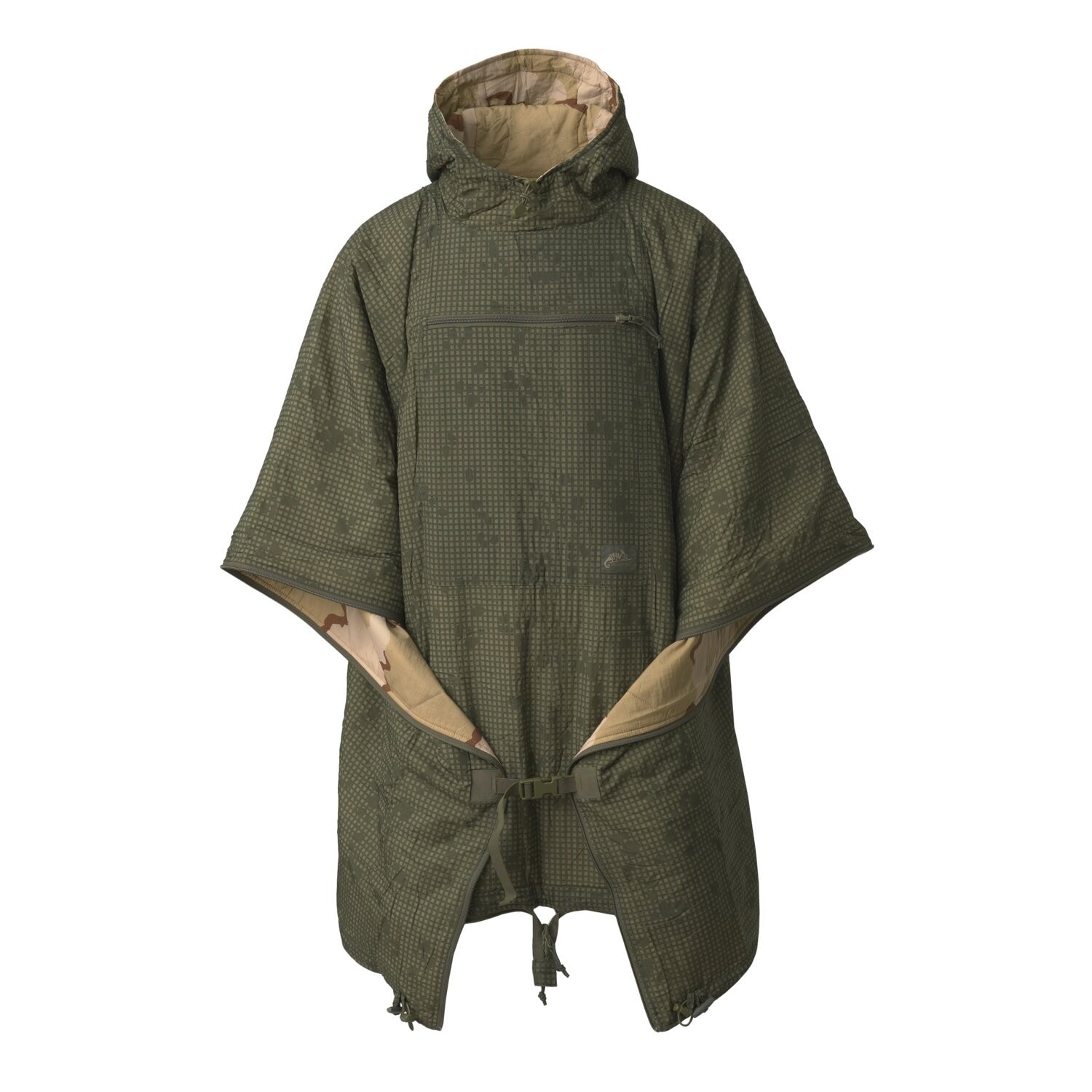 Двостороннє пончо Helikon Swagman Roll з функцією спального мішка - Desert Night Camo/US Desert