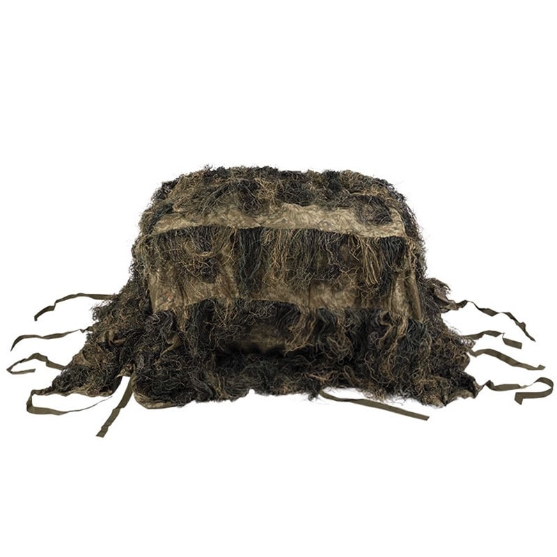 Маскувальна сітка Mil-Tec Ghillie Cover Anti Fire 140x100 см - Woodland