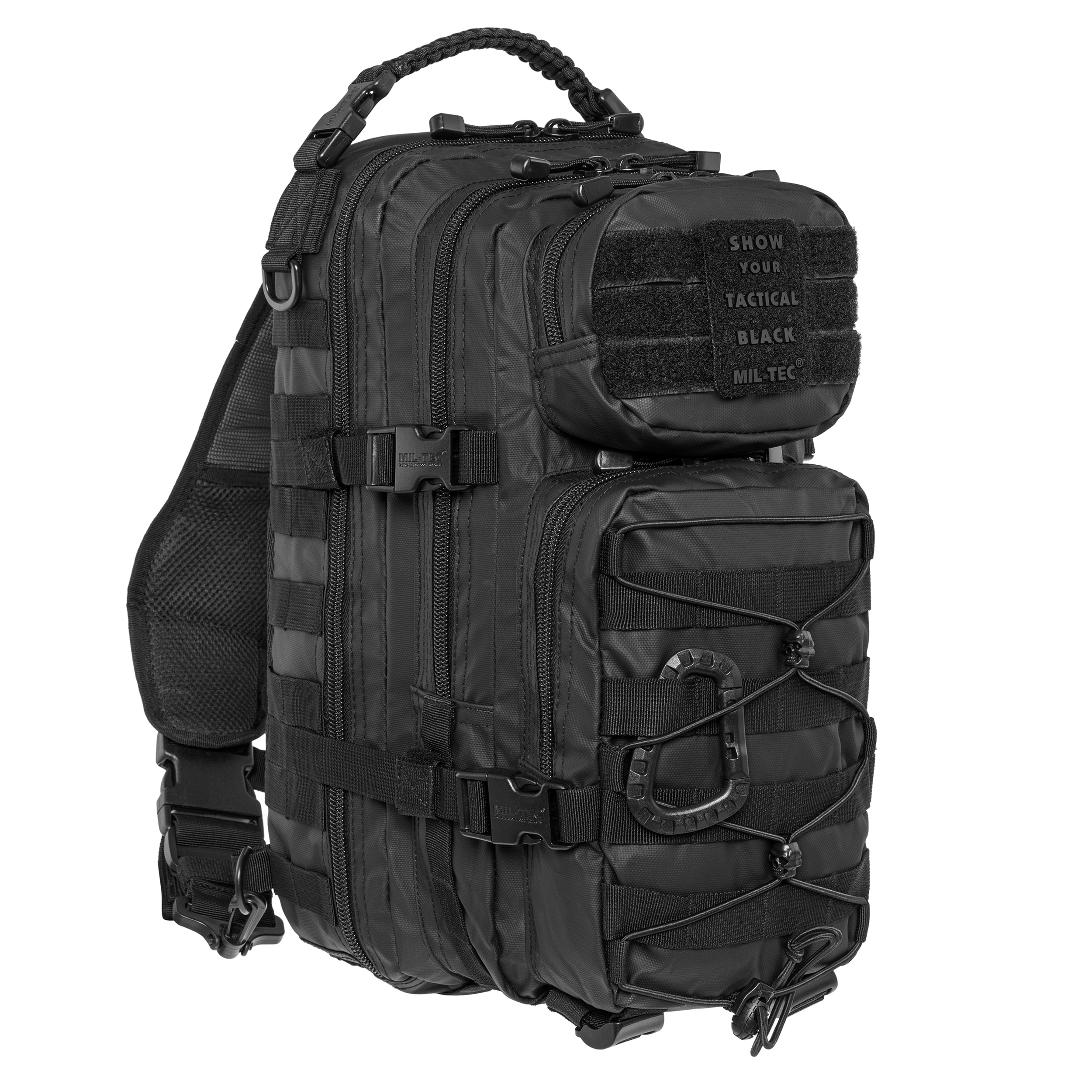 Рюкзак на плече Mil-Tec One Strap Assault 25 л - Tactical Black