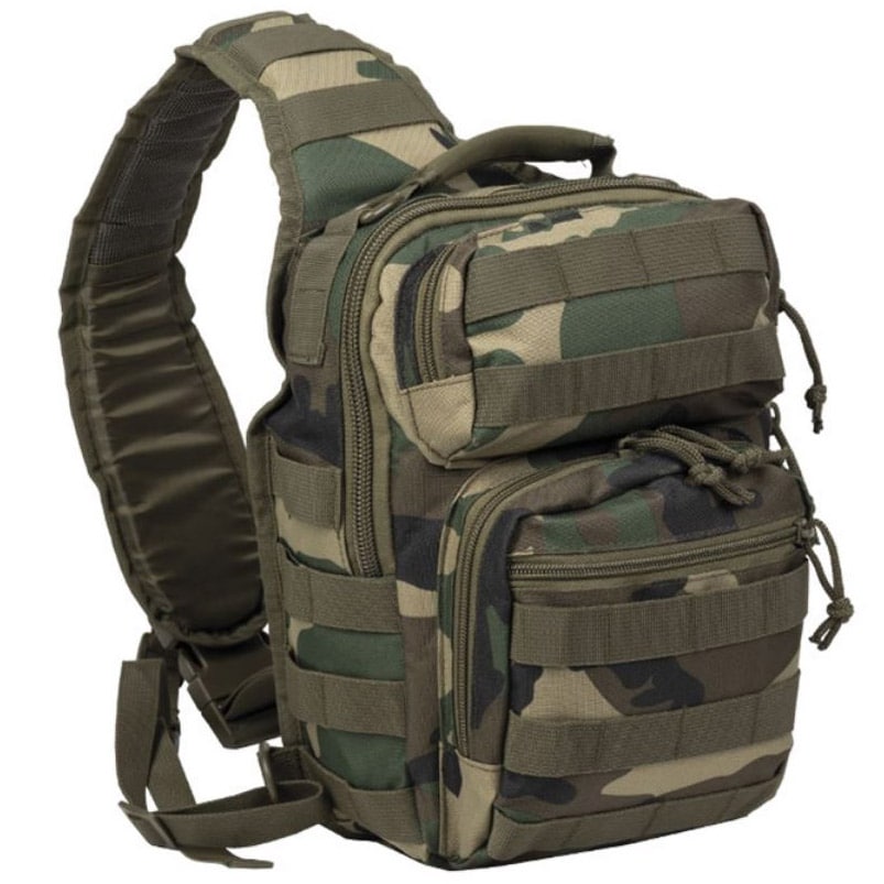 Рюкзак на плече Mil-Tec One Strap Assault 10 л - Woodland