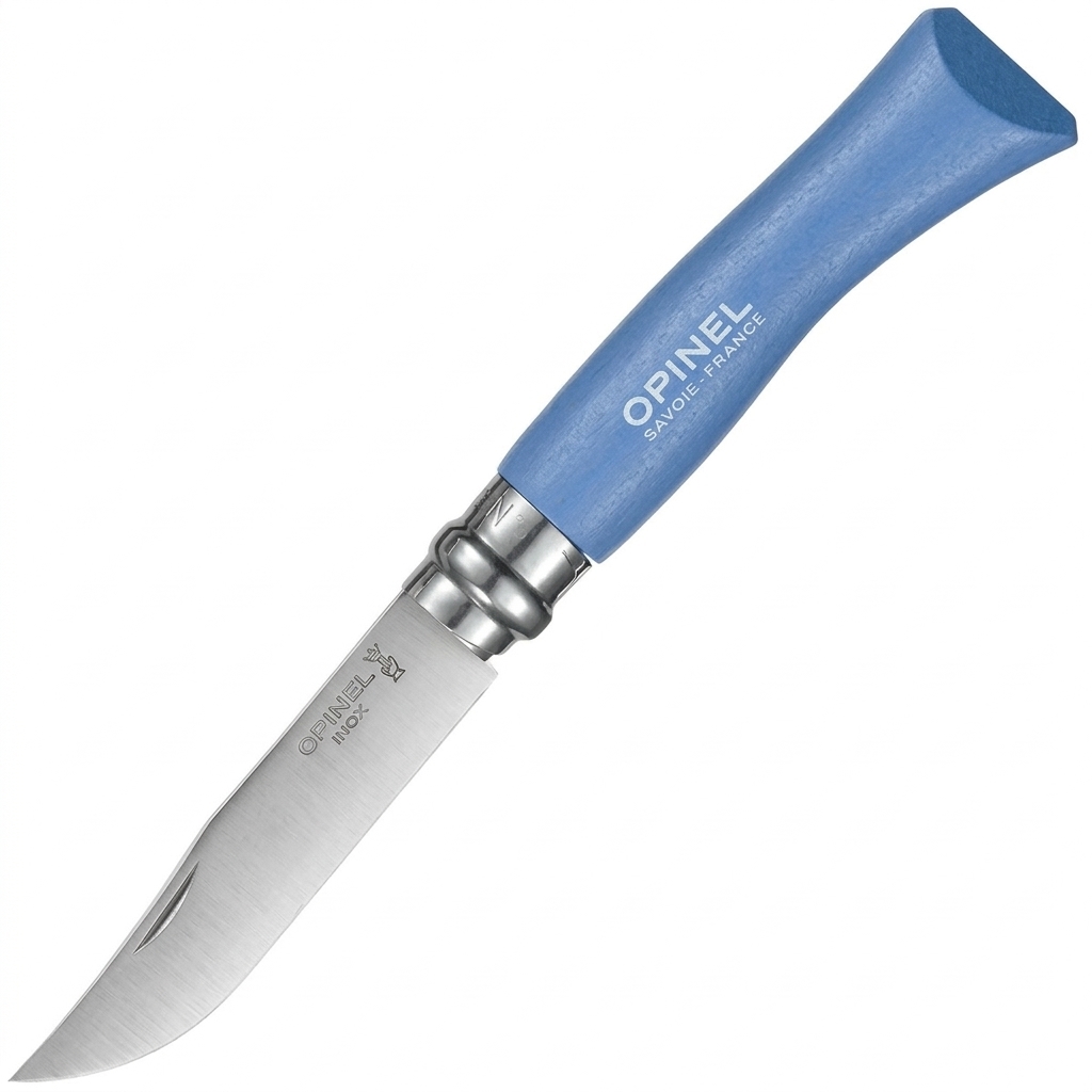 Ніж Opinel Colorama №07 Cyan Blue у блістері