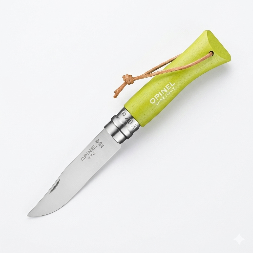 Ніж Opinel Colorama №07 Анісовий + ремінець