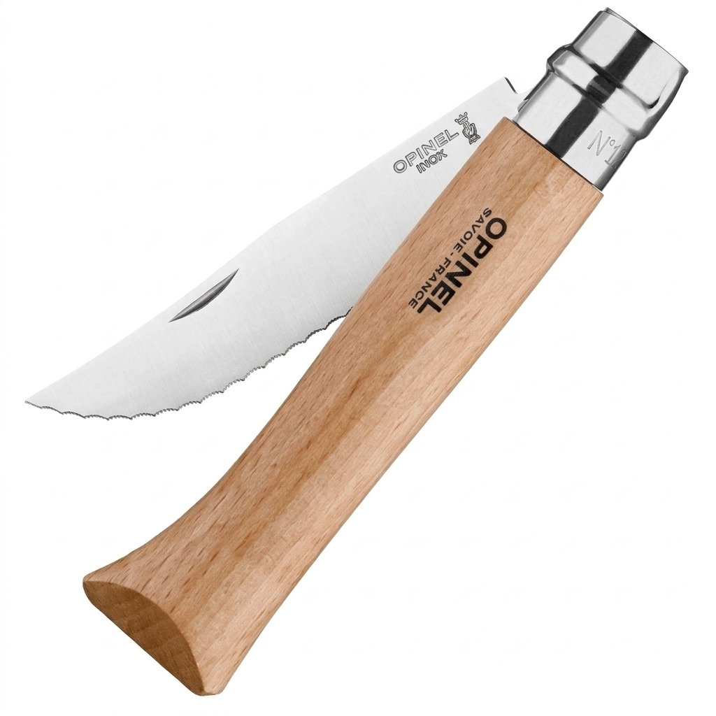 Ніж Opinel Inox Натуральний №12 з серейтором