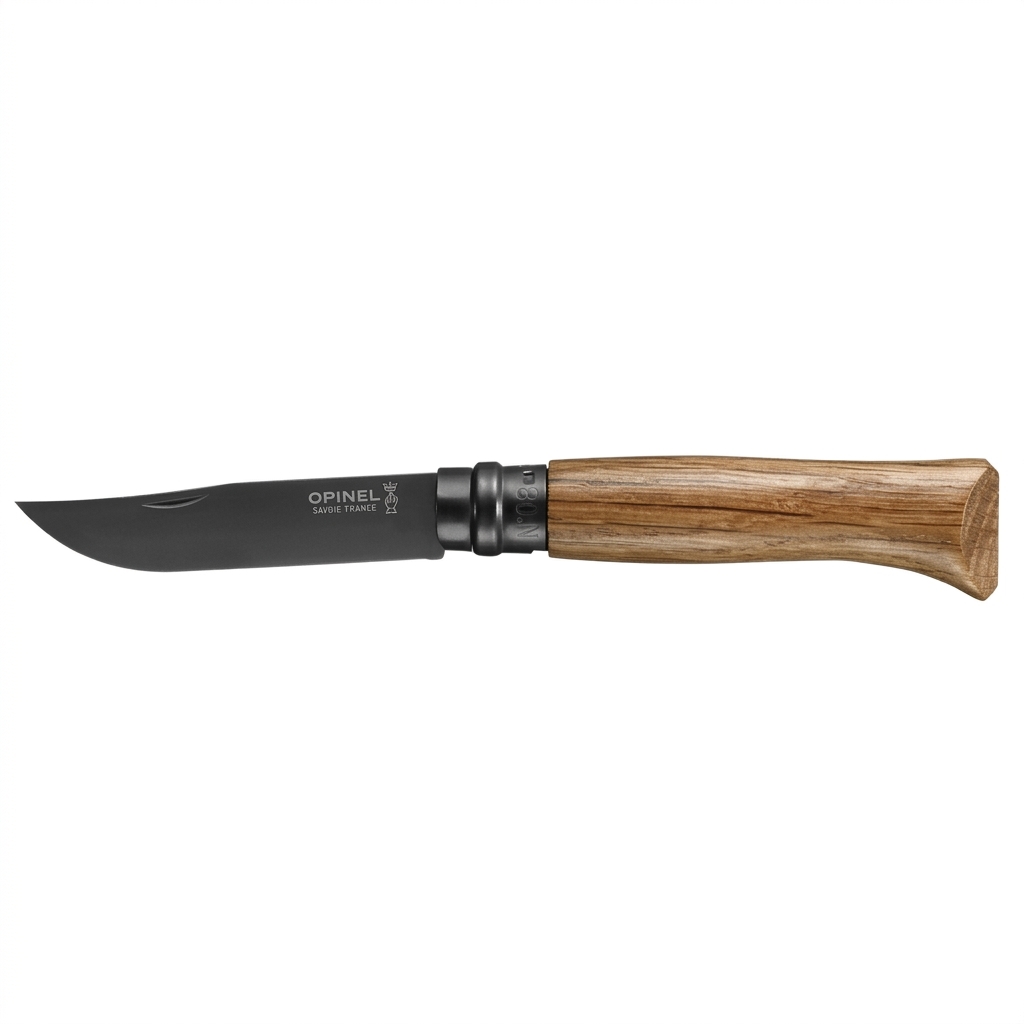 Ніж Opinel Inox Чорний №08
