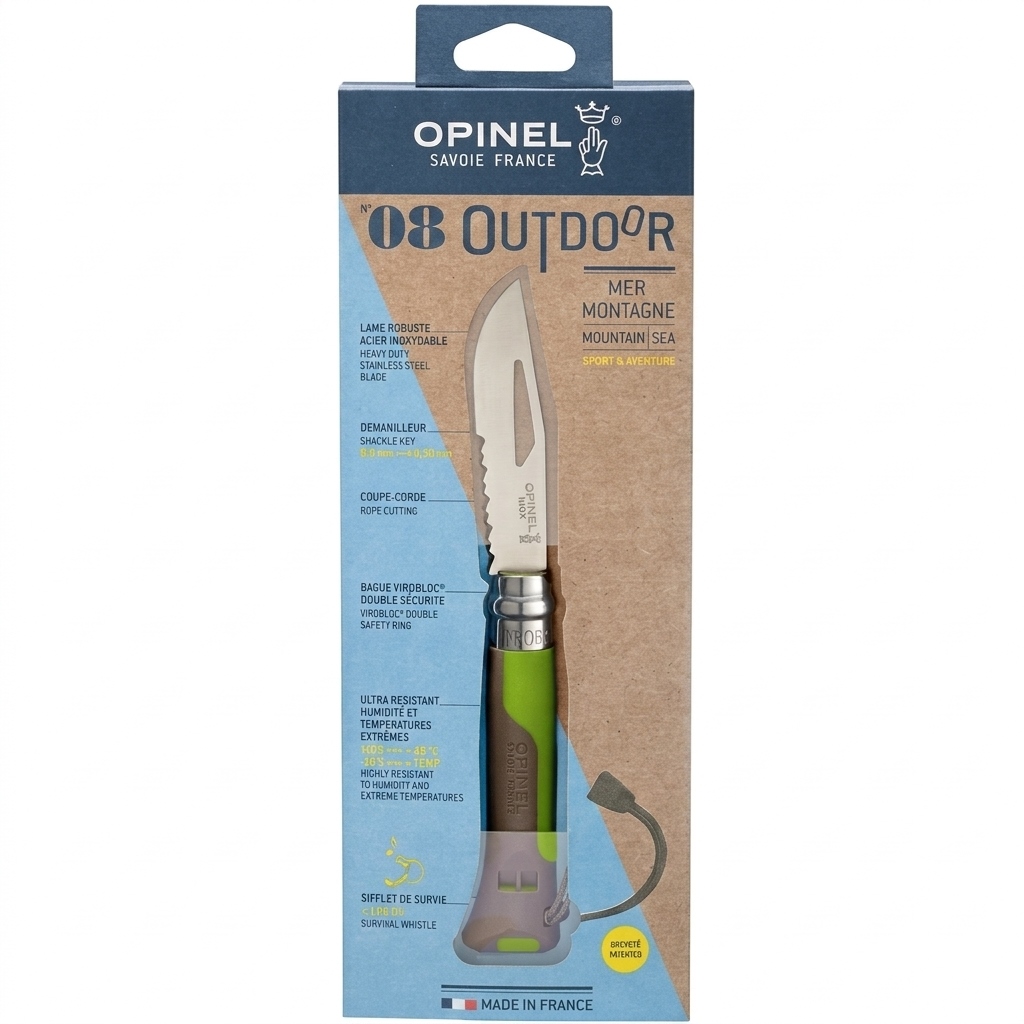 Ніж Opinel Outdoor Земляний-зелений №08