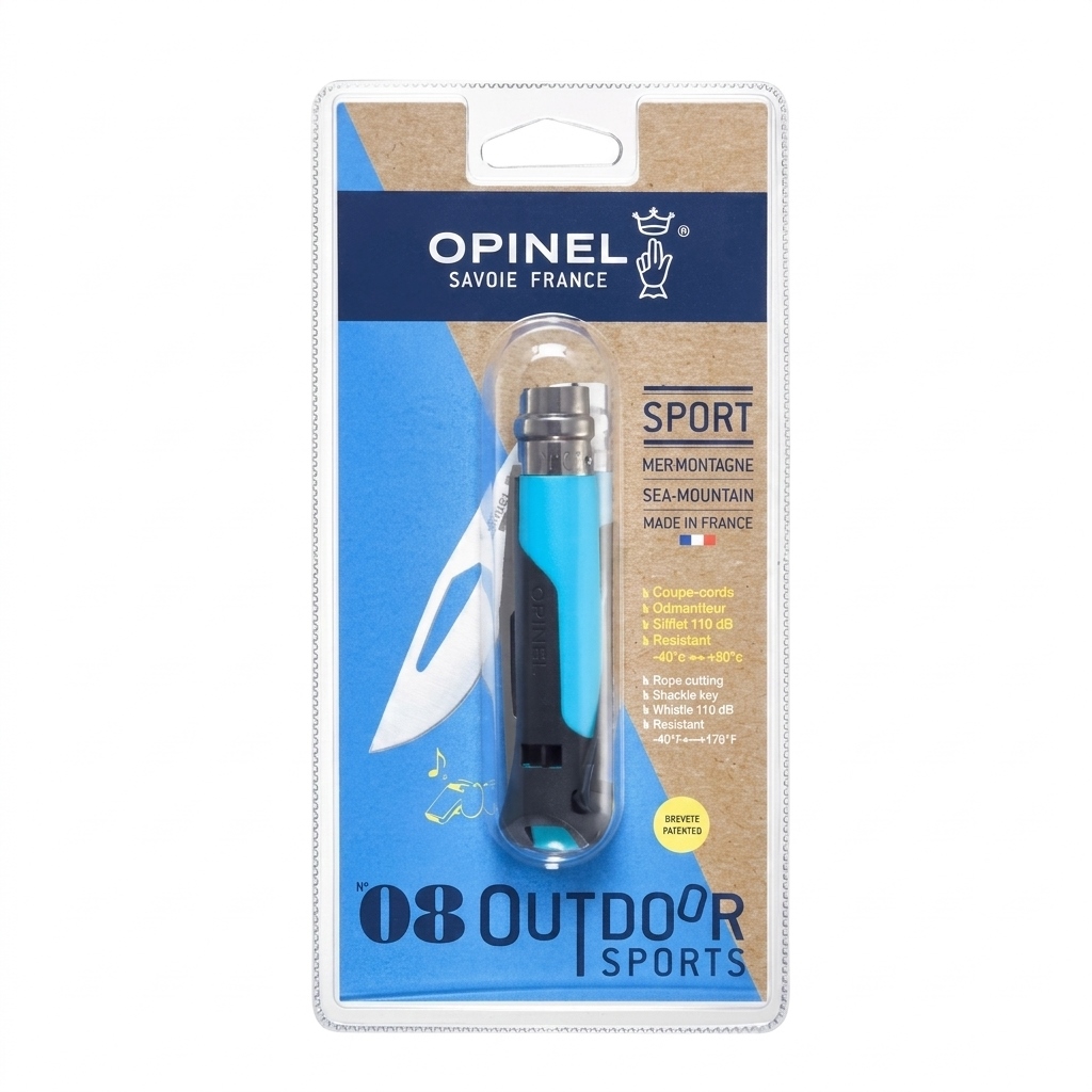 Ніж Opinel Outdoor Синій №08 у блістері